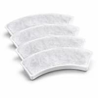The four activated charcoal filters that come free with the fountain